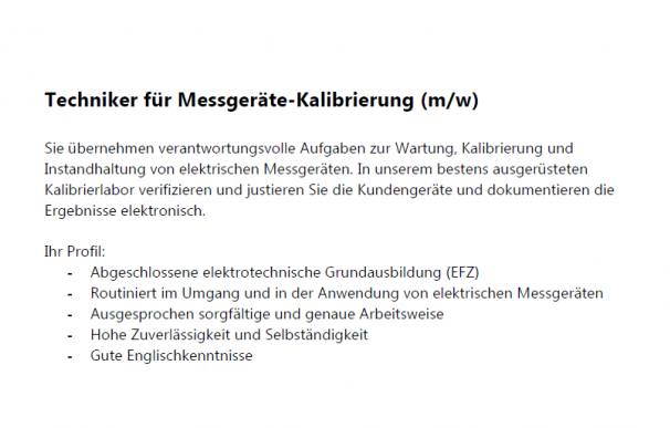Komm in unser Team!